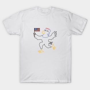 Cute Patriotic Eagle T-Shirt